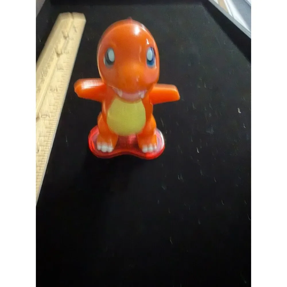 Vtg 1999 Burger King Pokemon Charmander 2.5 inch fig on red base